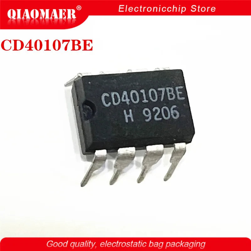 10PCS/LOT CD40107BE CD40107 40107 DIP-8