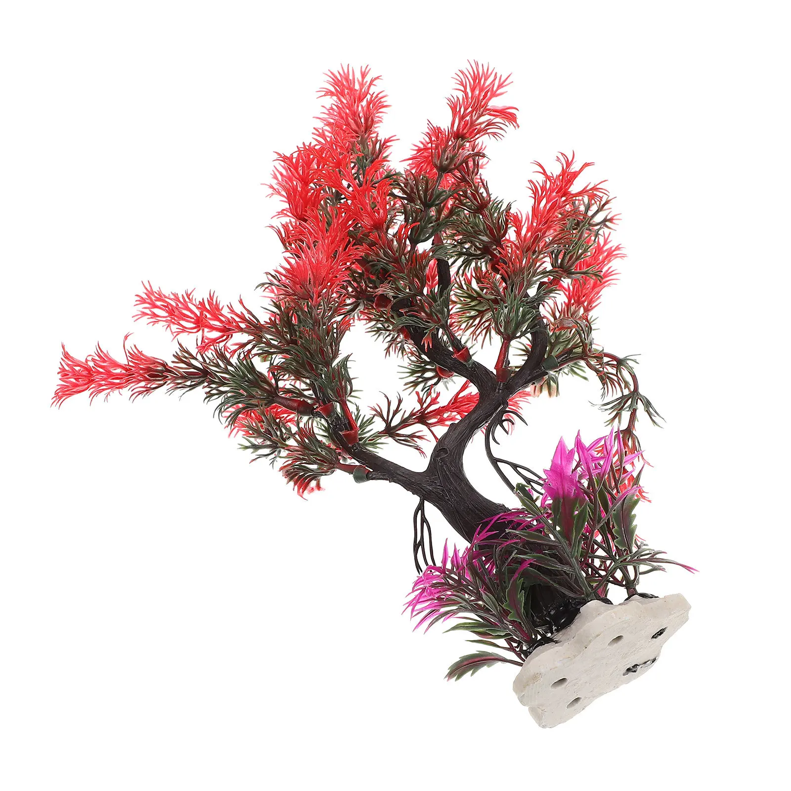 

Plastic Plants for Aquarium Decor Lifelike Aquatic Plant Decoration Fine Details Add Unique Scene to Blank Fish Tank