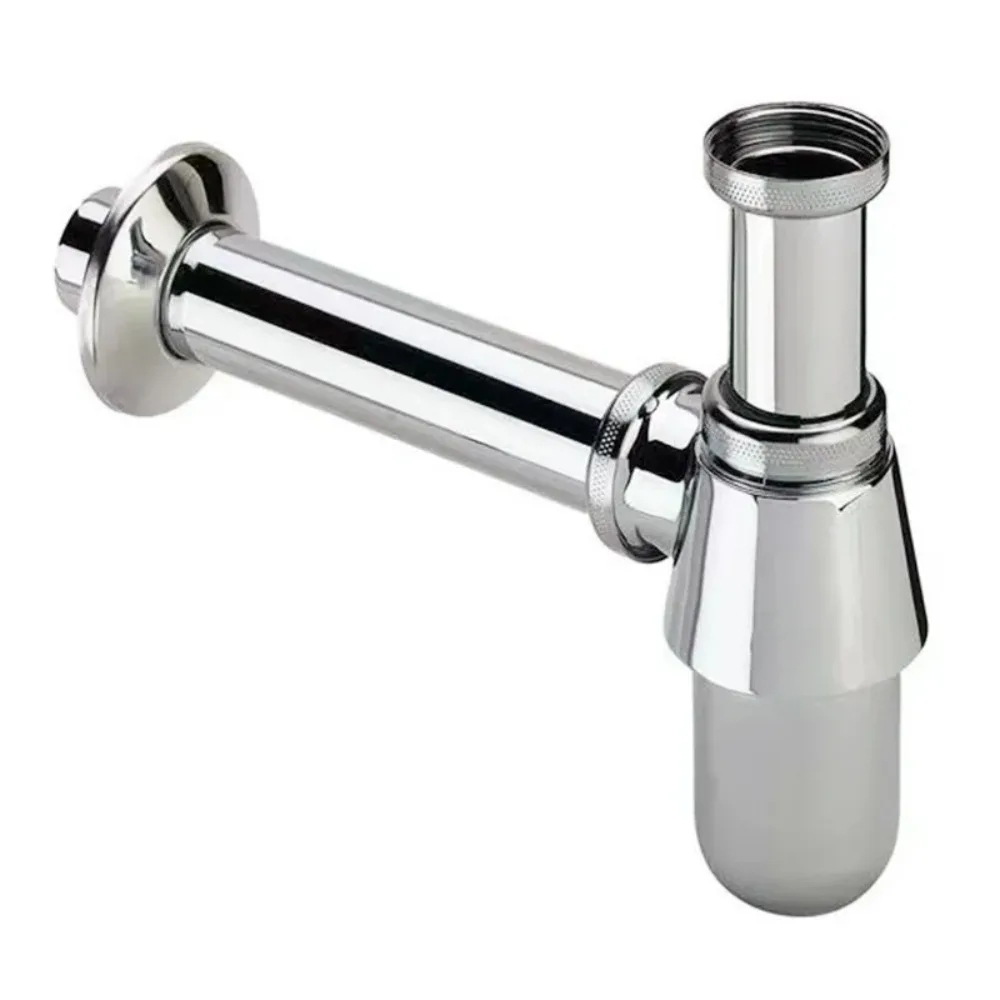 

Without Overflow Bottle Trap Deodorant Type Zinc Alloy Easy To Install Siphon Drainer Plumbing Tube Removable Adjustable Height