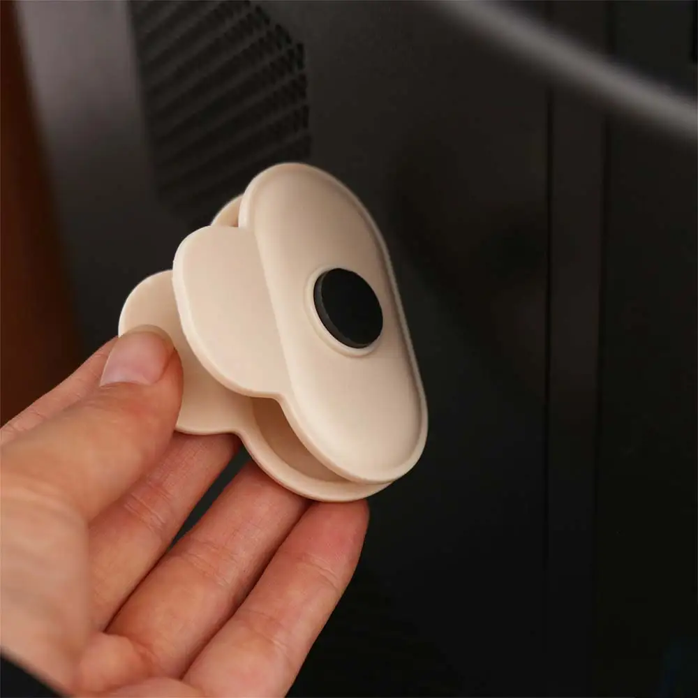 

10Pcs Plastic Magnetic Sealing Clip Moisture-proof Cute Food Bag Clip with Date Circle Decorative Dopamine Sealing Clamp