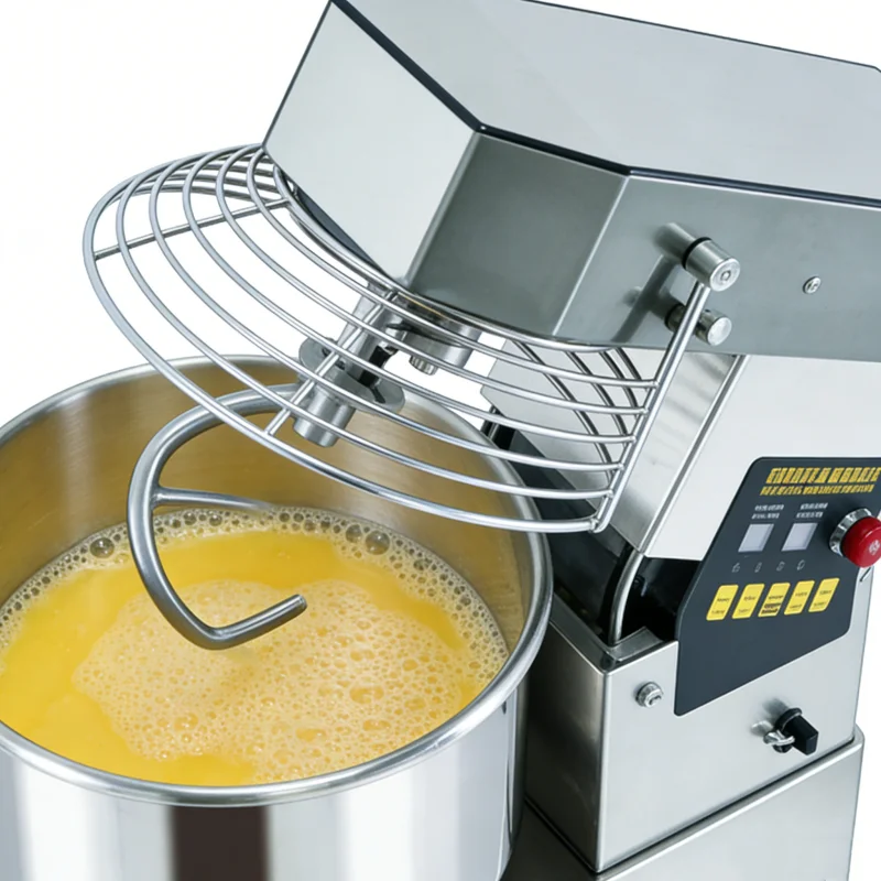 Stainless Steel Kitchen Double-Action Double-Speed Dough Mixer//Small Multi-Functional Powerful Dough Mixer For Commercial Use