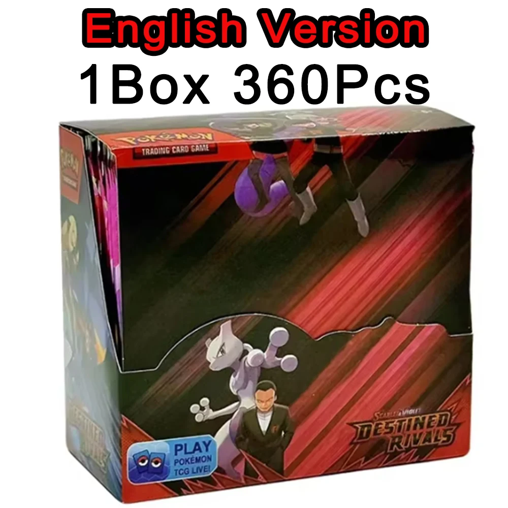 360 cartes Pokémon en anglais Sun & Moon Destinées, Évolutions Prismatiques, Écarlate & Violet, 151 PALDEAN, Booster Battle, Carte de transaction