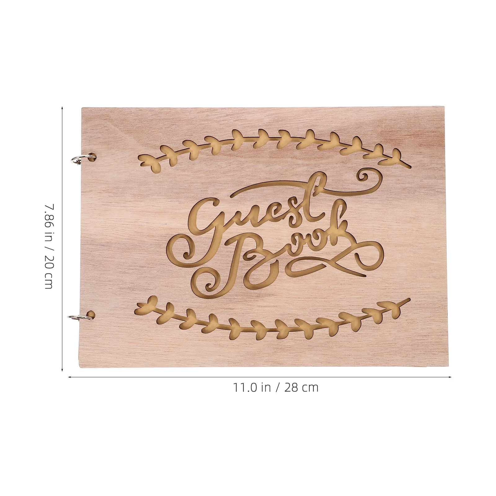 20 صفحة خشبية كتاب ضيوف الزفاف البيج ريفي ألبوم صور لحفل الاستقبال دش تفضل تذكار الذاكرة ديكور للطاولات