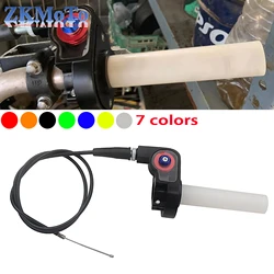 Motorcycle Accelerator Throttle Handle Grips Parts Universal Accessories 980mm Cable 22mm 7/8'' Dirt Pit Bike Motocross Enduro
