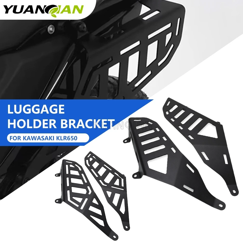 KLR650S For Kawasaki KLR650 Adventure/ABS Traveler 2022-2025 Side Luggage Fender Luggage Rack Bracket Cargo Shelf KLR650S ABS