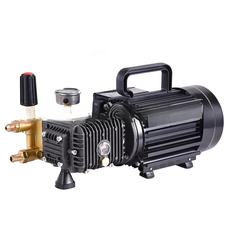 QL-390 Brass Plated Triplex Plunger Pump Household Washing High Pressure Washer Car Wash 1.6-1.8KW 80-100Bar 10LPM