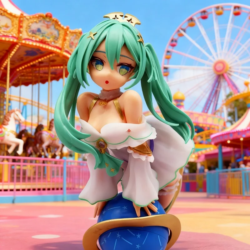 الإصدار. هاتسون ميكو أنيمي الشكل Kawaii غلوب فتاة عمل الشكل الكبار جمع نموذج سطح المكتب زخرفة دمية لعبة للطفل هدية #2