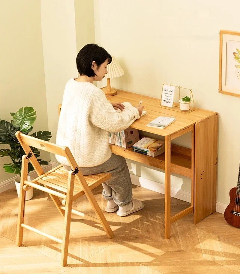 

Folding desk, computer desk, student household small desktop, bedside writing desk