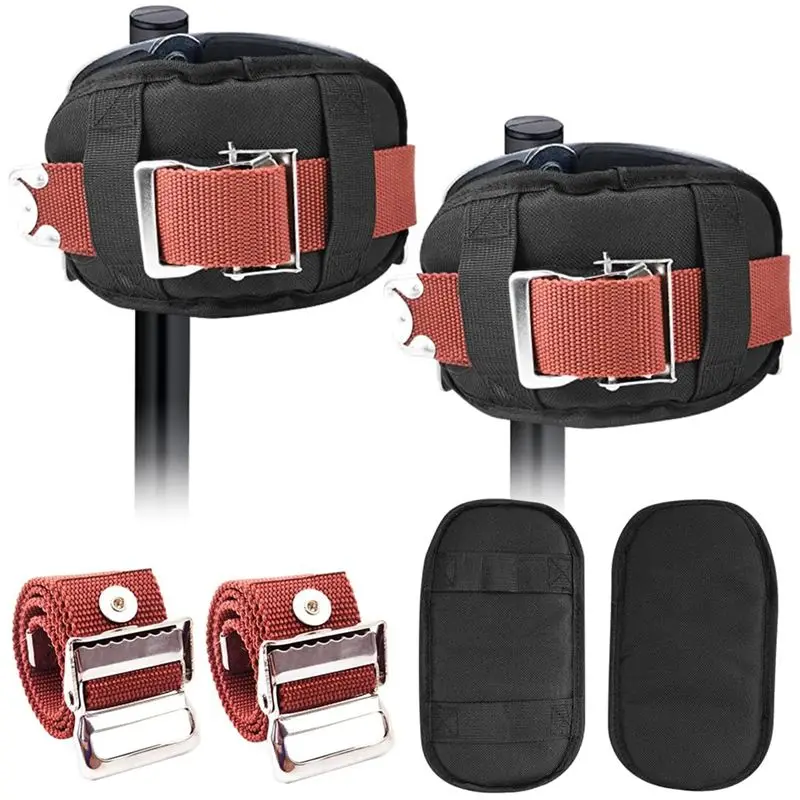 High Wall Painting (Reddish Brown) Adjustable Drywall Foot Band Straps Kit, For Home Improvement, ,-AA26