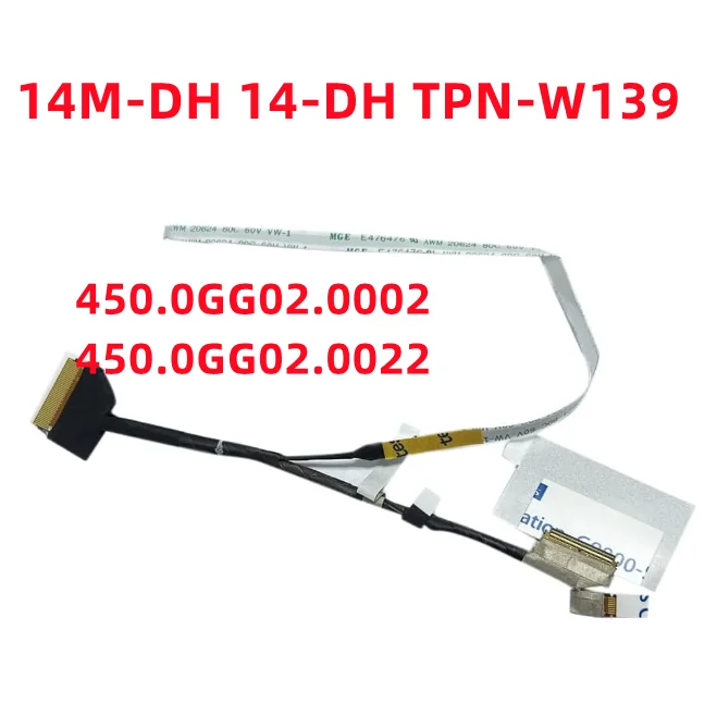 

Suitable for HP 14M-DH 14-DH TPN-W139 screen cable 450.0GG02.0002, minimum order quantity: 10 pieces