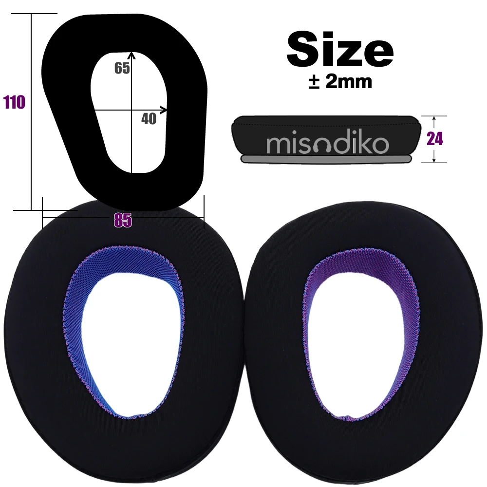 misodiko Upgraded Ear Pads Cushions Replacement for Sennheiser GSP 370/ 350/ 300/ 301/ 302/ 303 Gaming Headset