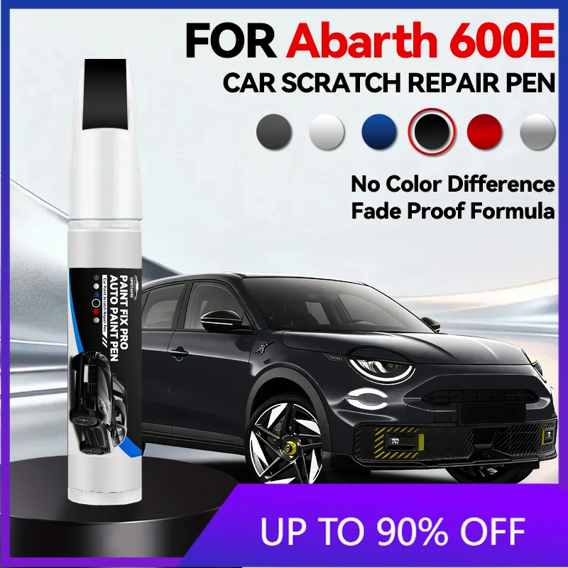Bolígrafo de Pintura para Coche, Reparación de Arañazos para FIAT Abarth 600E 2024-2025, Accesorios de Reparación de Pintura, Rojo 159 Blanco Gris