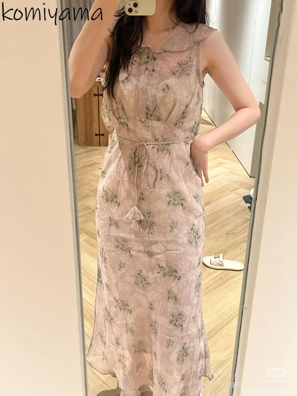 

Новое японское бандажное платье, летнее платье с принтом, Vestidos Feminino, платье на бедрах с высокой талией, платья с матросским воротником, свежие Ropa Mujer