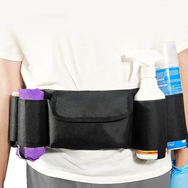 Sabuk Tempat Botol Tempat Telepon Alat Kerja Celemek Tas Peralatan Pinggang untuk Berburu