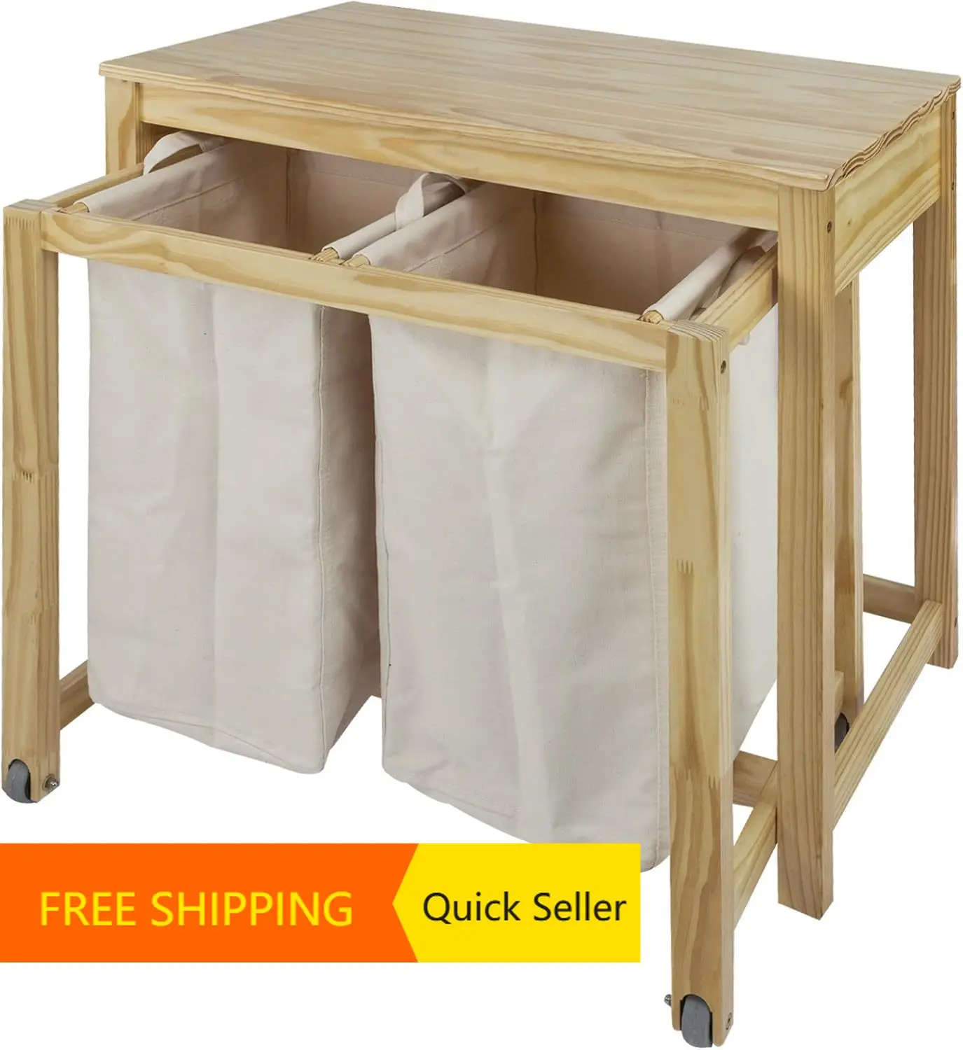 

Бесплатная доставка - Эко-корзина для белья, натуральная