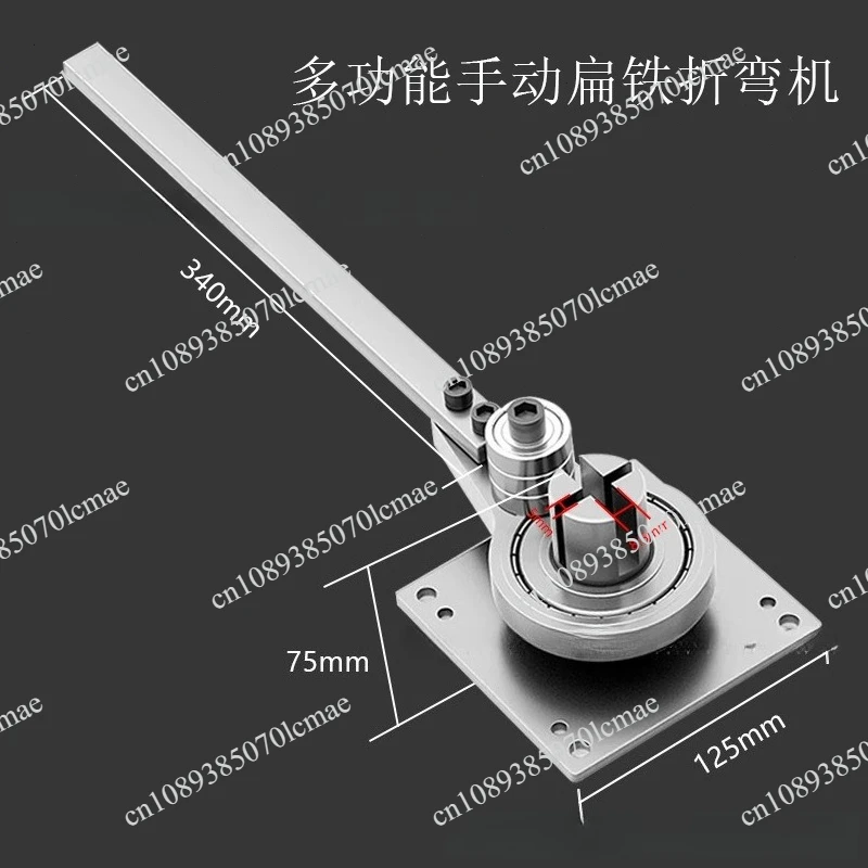 Manual wire thin rod bender small bending tool bender copper round pipe steel bar bending artifact