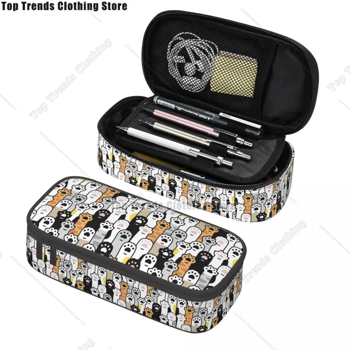 

Cute Creative Cat Cute Pencil Cases Boys Gilrs Large Capacity Pencil Box School Accessories