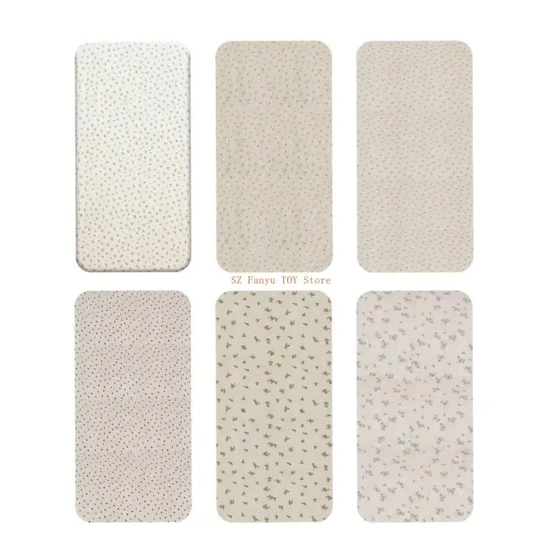 

96GC модернизация детской хлопковой простыни для кроватки, мягкие и дышащие постельные принадлежности с прекрасным рисунком, для