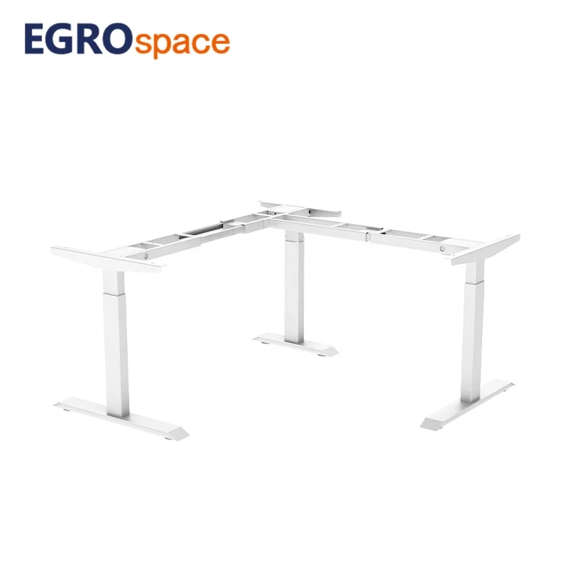 Adjustable Computer Height Legs Sit Stand Standing Lift Dual Motor Electric Electronic Office Desk