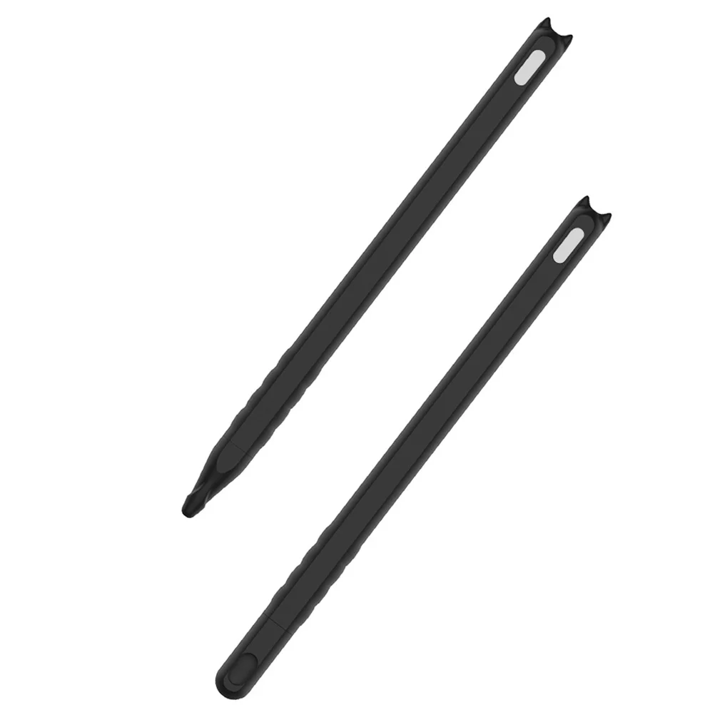 

2 шт., чехол для карандашей из силикагеля с милыми кошачьими ушками для карандашей второго поколения, идеально подходит, нетоксичный, устойчивый к царапинам