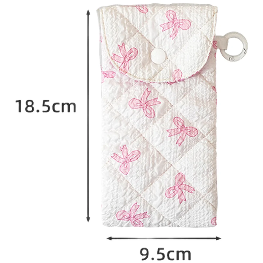 Portable Compact Sunglasses Case for Travel Eyeglasses Bag Lightweight 22g Polyester 9.5 x 18.5cm Snap Fastening Design