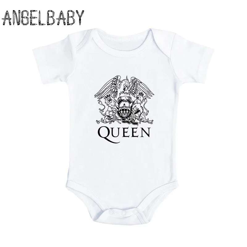 Barboteuse imprimée pour nouveau-né, combinaison pour bébé, Freddie Mercury The Queen Rock Band, vêtements d'été pour garçons et filles