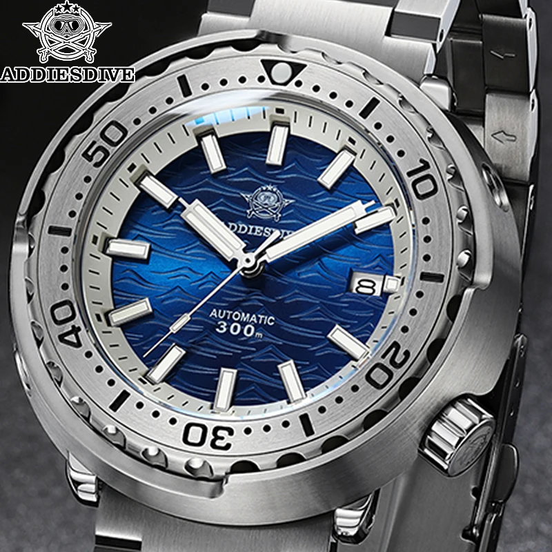 

ADDIESDIVE Premium 300M Diving Watch Men’s Automatic NH35A Movement BGW9 Super Lume Ceramic Bezel Sapphire Crystal AD2098 New