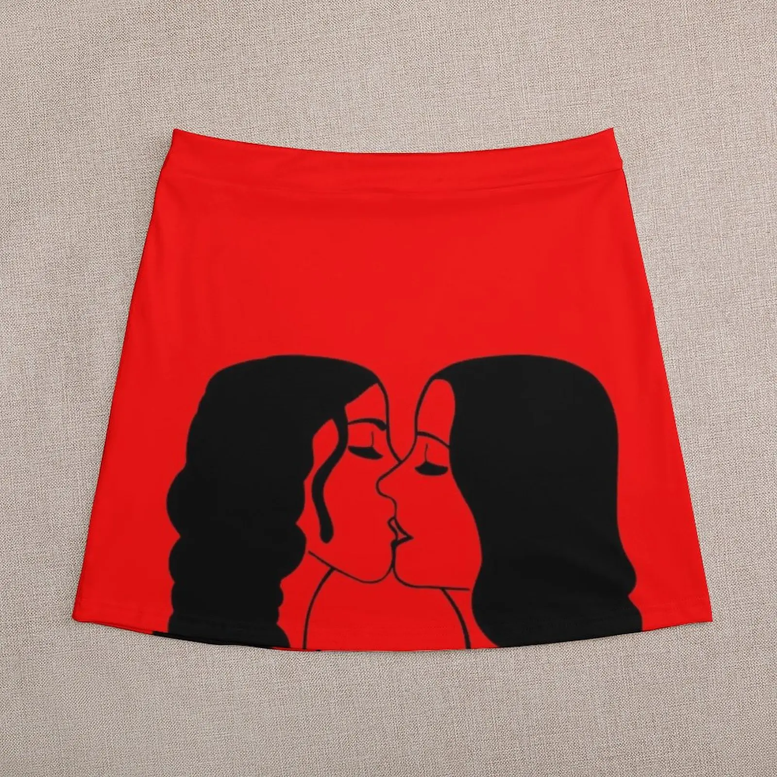 Girls Kissing Mini Skirt women's clothing trend 2023 90s aesthetic