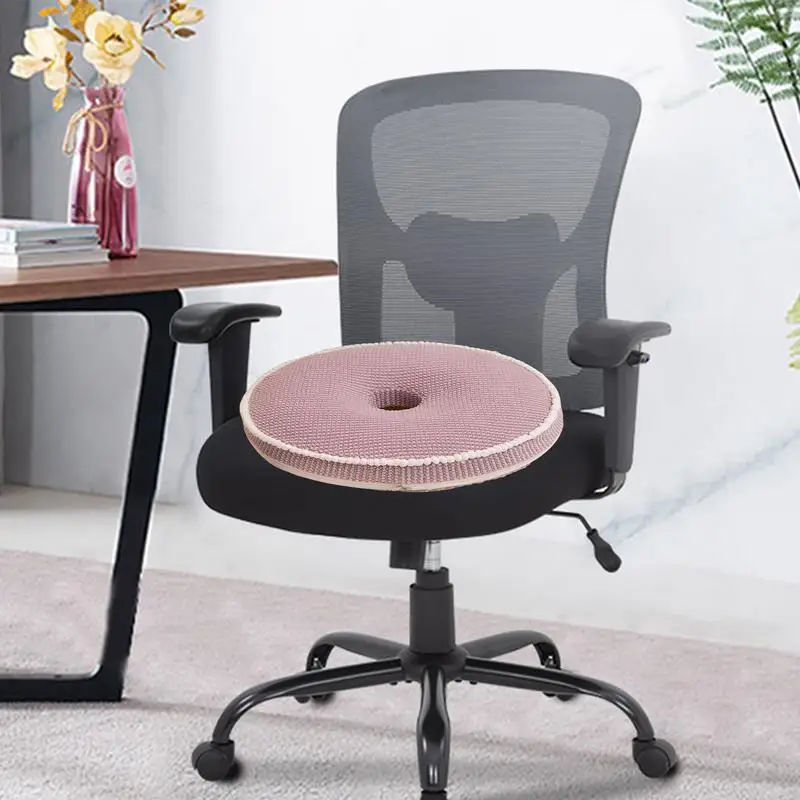 Round Chair Pads Seat Cushion Solid Color Soft Chair Pads 15.75 Inch Thicken Solid Color Round Seat Cushion Super Soft Warm For