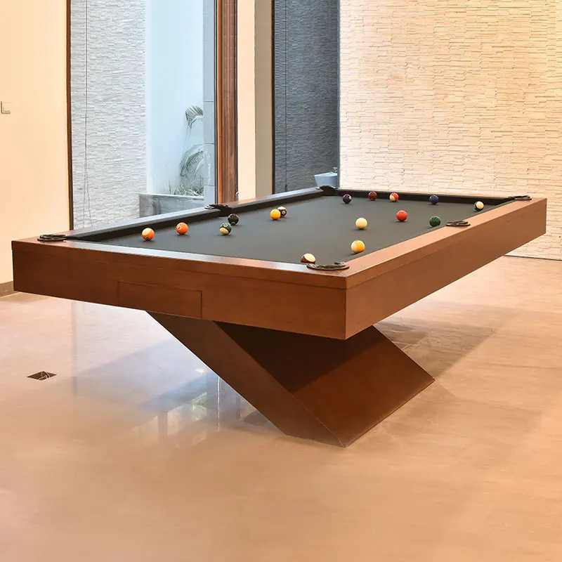 Custom Multi-color Size Specification Solid Wood Slate Pool Table Modern