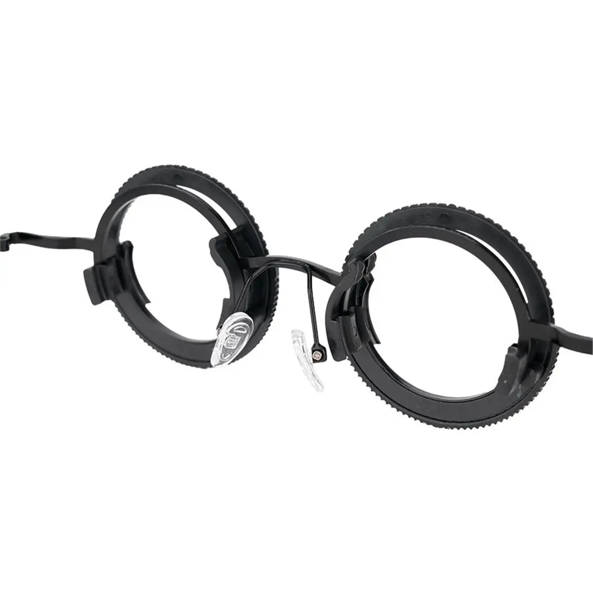 AT16 Trial Frame, Glasses Optometry Frame, Stainless Steel Temples, Comfortable and Non-Slip Nose Pads, Insert Frame