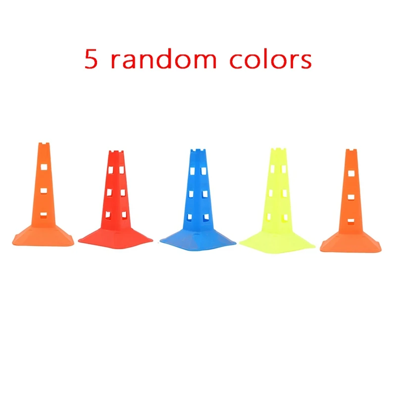 

5PCS Soccer Cones Agility Training Sports Cone For Kids Football Basketball Drills Field Markers Sports Tools 32Cm