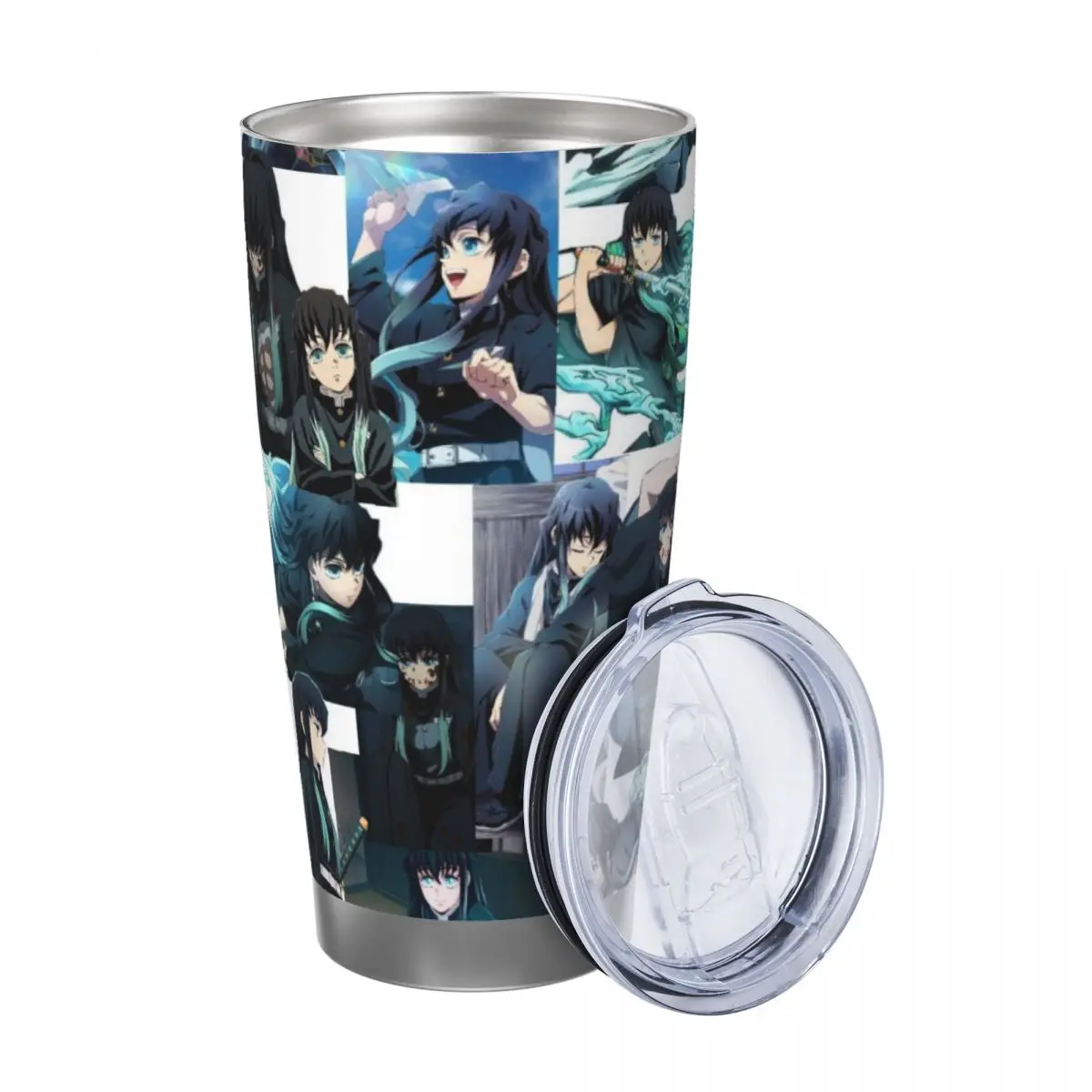 Muichiro Tokito Demon Slayer 20oz Cup Large Capacity Car Mug Leak-proof Juice Coffee Cup Food Grade