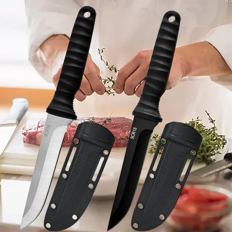 5Cr15Mov нож для мяса из нержавеющей стали, острый нож для обвалки, аксессуары для рыбалки, нож с кобурой, многофункциональная овощечистка