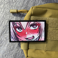 Anime Path on Clothing Printed Morale Badge Hook and Loop Tactical Military Patches Backpack Sticker Armband