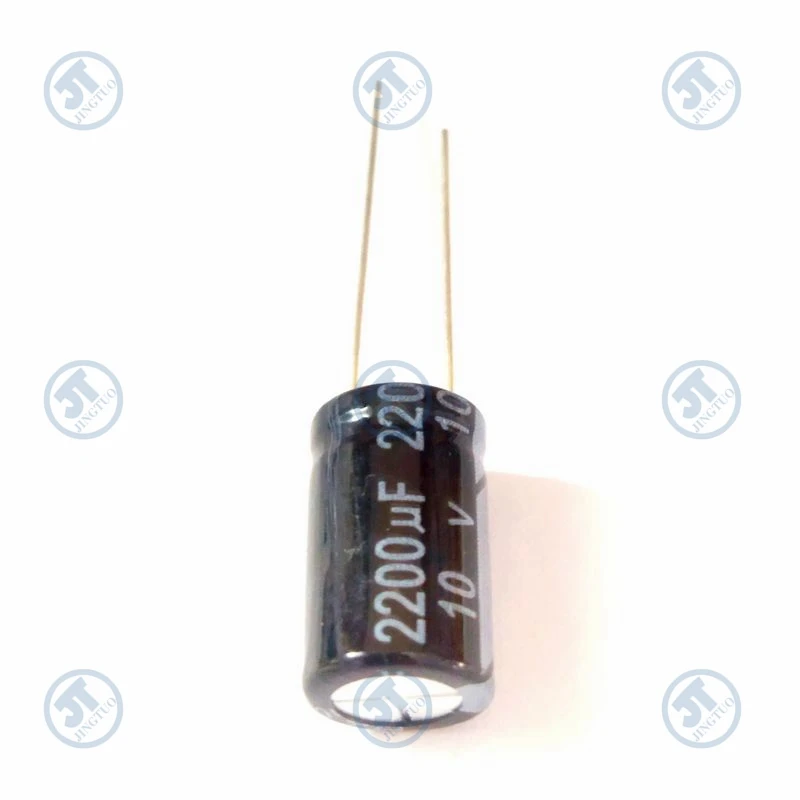 5pcs 2200uF10V 10V2200uF 2200MFD 10WV 10*16mm Radial Aluminum Electrolytic Capacitor