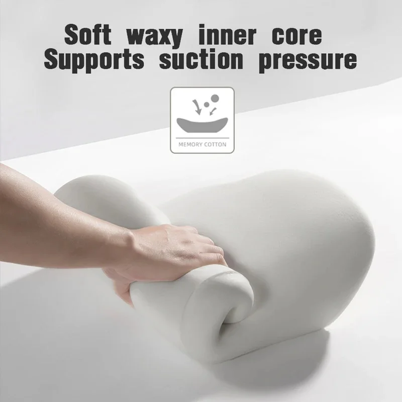 Memory Foam Lumbar Back Cushion for Car Office Gaming Chairs and Postpartum Waist Support Multi Functional Pain Relief Pillow