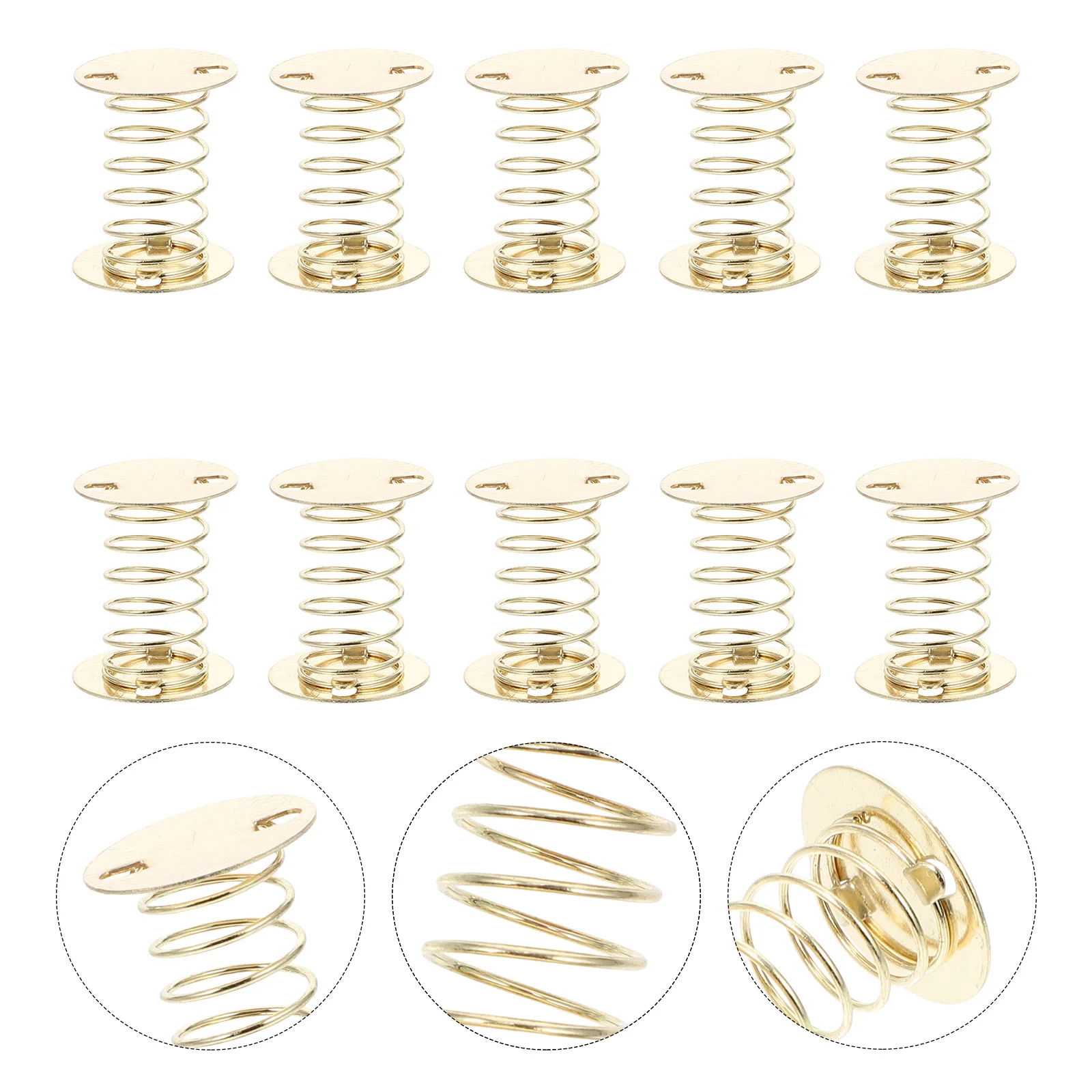 10 قطعة قواعد الربيع تهز رئيس لوحة القيادة مجموعة الإكسسوارات DIY بها بنفسك سيارة دراجة نارية الديكور تهز حلية تحديد قاعدة السيارة