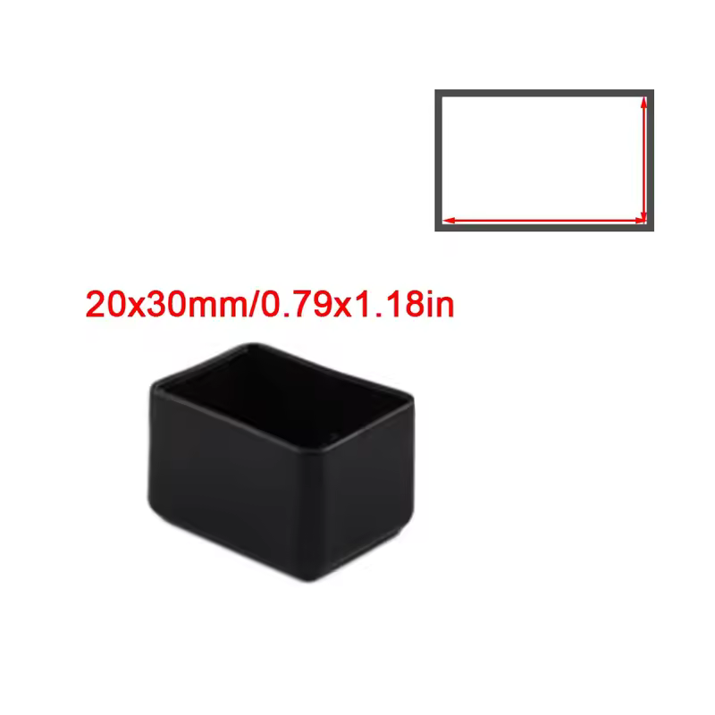 Square Silicone Chair Leg Caps Non-slips Table Foot Dust Cover Socks Floor Protector Pads Pipe Plugs Furniture Leveling Feet - Image 9