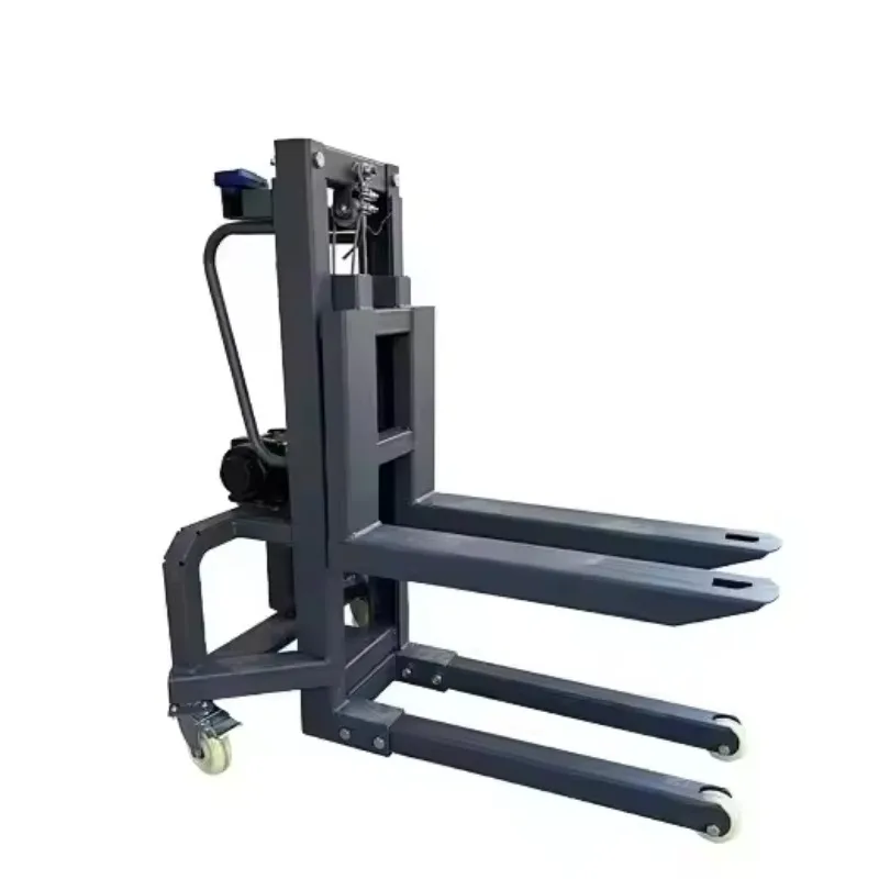 小型フォークリフト 小型貨物エレベーター ミニスタッカー 300kg ポータブルリチウムバッテリー式フォークリフト スタッカー クレーンリフトトラック