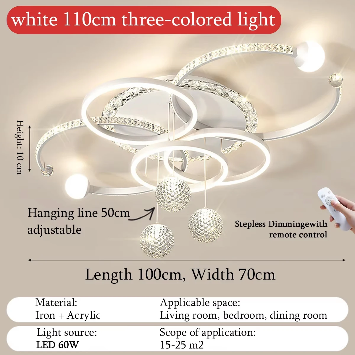 Minimalistische Led Plafondlamp Gepersonaliseerde Creatieve Ring Ring Woonkamer Lamp Goud Sfeer Slaapkamer Studie Lampen En Lantaarns
