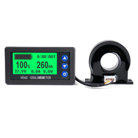 Battery Monitor Hall Coulomb Meter DC 8-100V 200A Lifepo4 Lead-Acid - Lithium Capacity Power Display