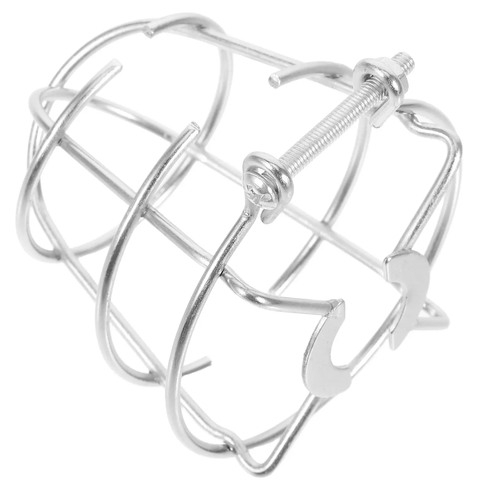 Fire Sprinkler Head Guard Metal Silver Flush Mount Protector Cover Easy Tool-Free Installation Ceiling Drywall Sprinkler Head