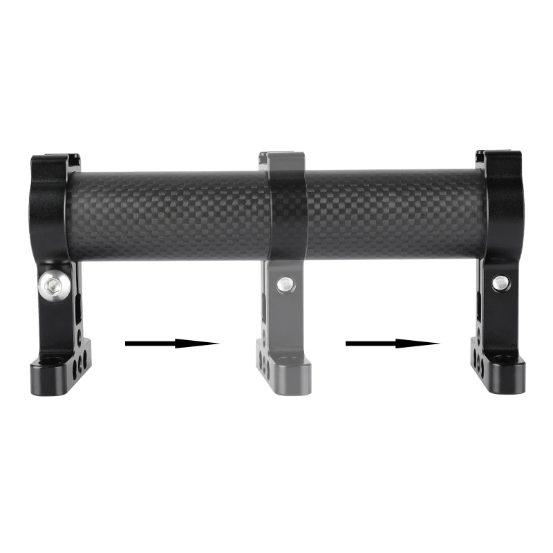 HDRIG Đa Năng Đầu Tay (Sợi Carbon Làm) với 1/4 "Gắn Điểm & Đôi Giày Ốp Cho Máy Ảnh DSLR Lồng Bộ