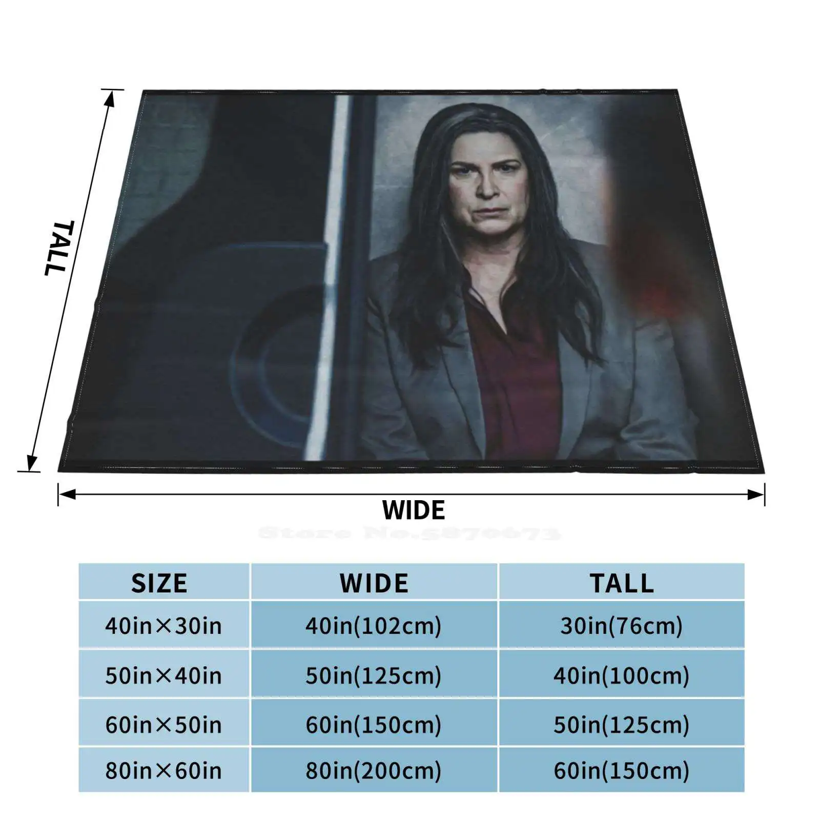 Joan Ferguson / Kath Maxwell New Arrival Fashion Leisure Warm Flannel Blanket Joan Ferguson Kath Maxwell Wentworth Pamela Rabe