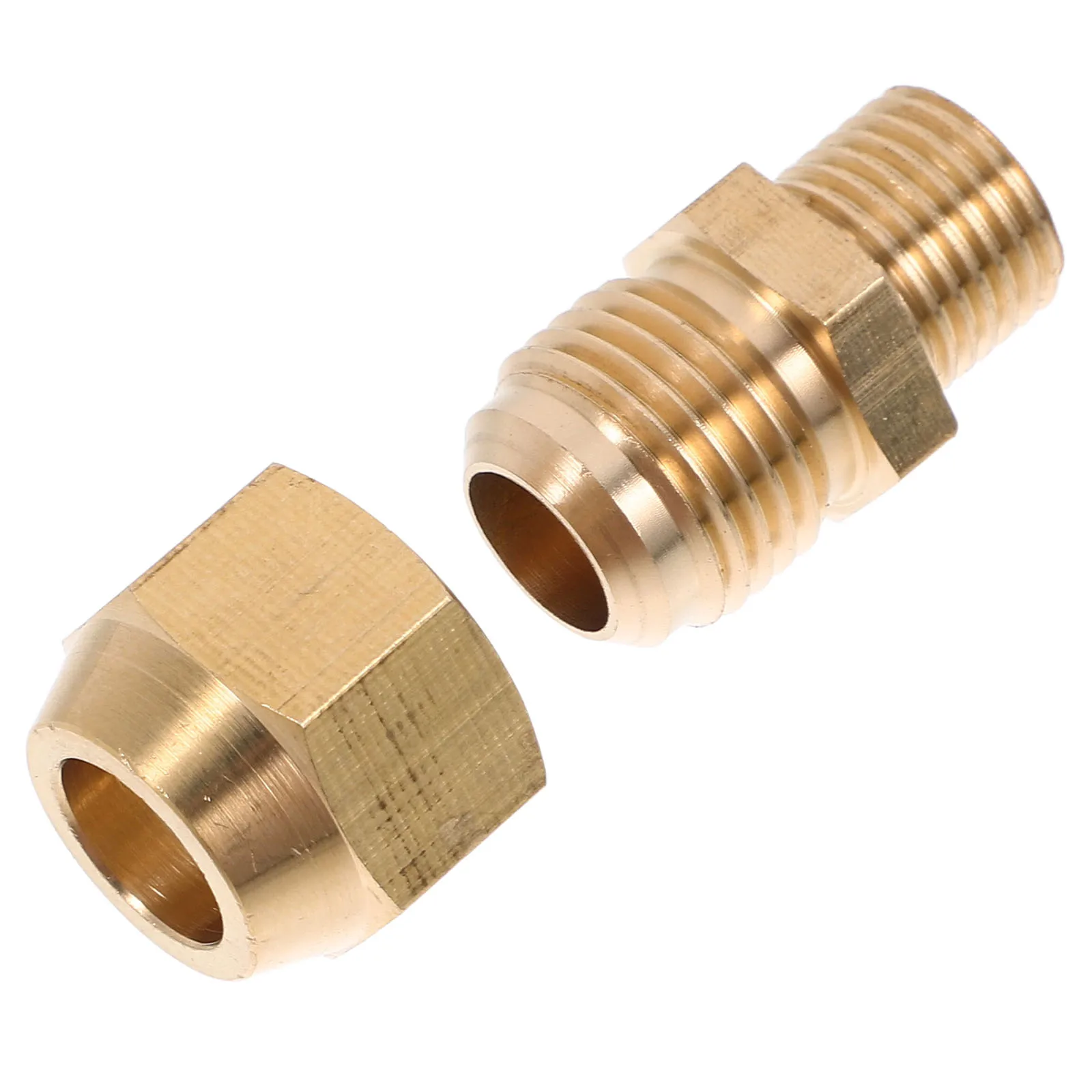 

Brass Air Hose Repair Kit M10 Inner Diameter Reusable Rubber Fittings 1 4 Inch Straight Connector Pipe Fittings Hose Adapter