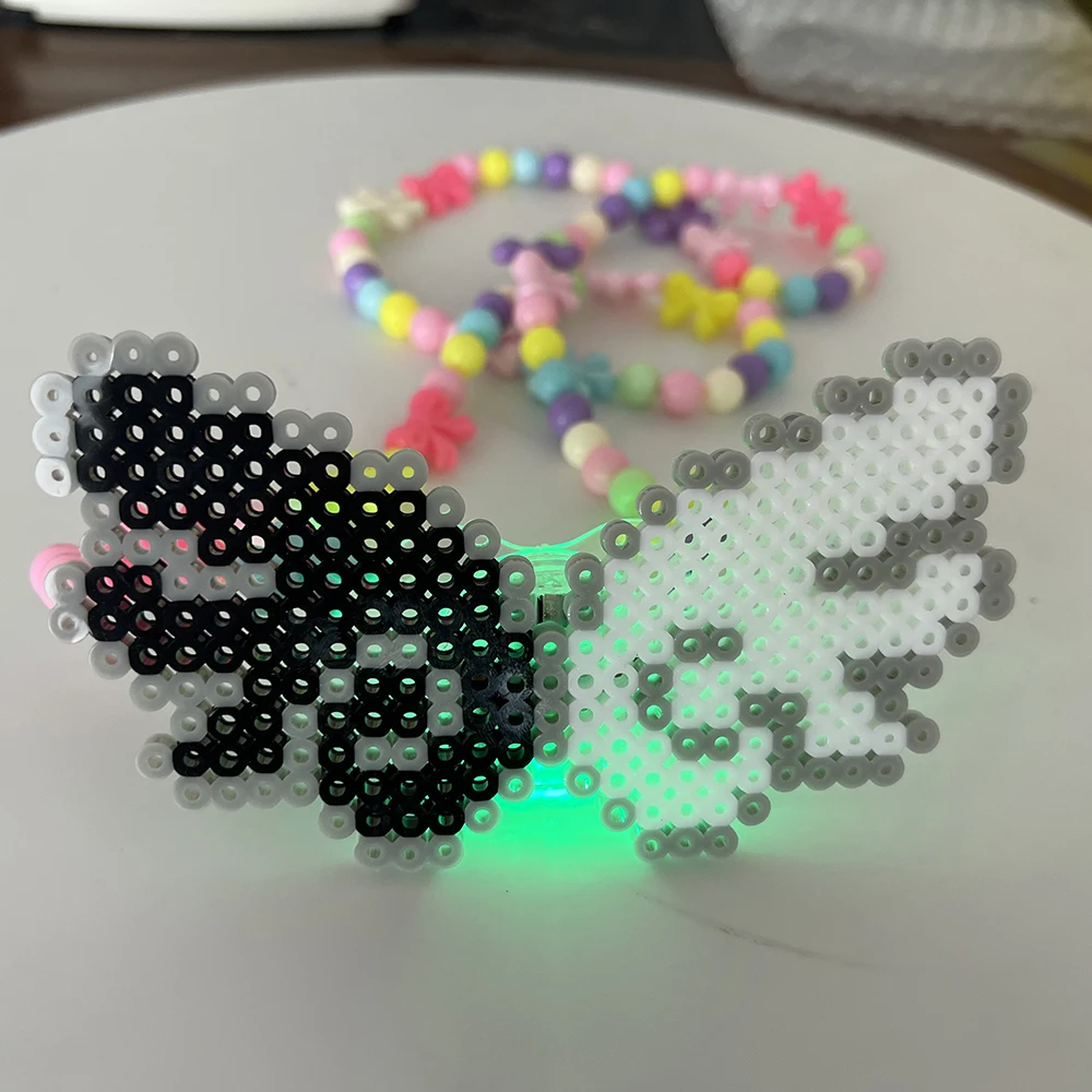 Butterfly Cute LED Light Up Pacifier Necklace Many Colors For KTV Bar Concert Birthday Electric syllab Music Festival