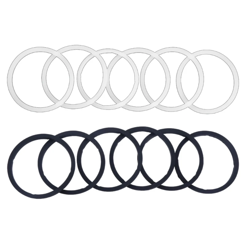 

Pack of 6 Silicone Lid Replacements for Bottles Silicone Cup Waterproof Rings