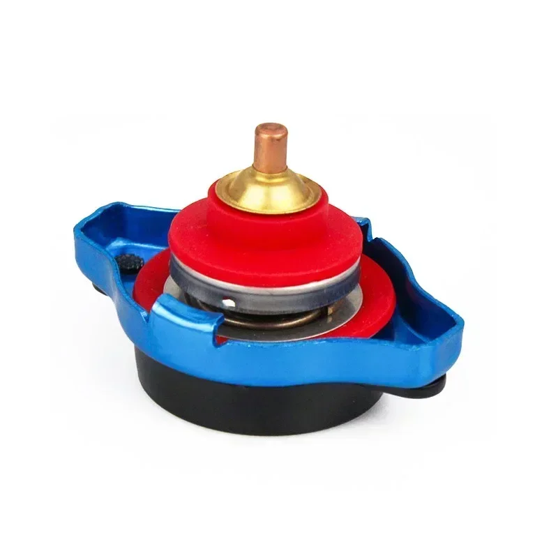 Car Motorcycle Styling Thermo Radiator Cap Tank Cover Water Temperature Gauge with Utility Safe 0.9 Bar/ 1.1 Bar/1.3 Bar