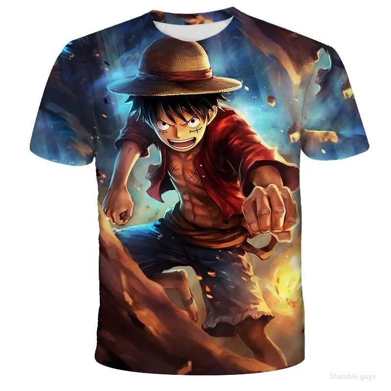 Herren One Piece T-Shirt Nami Weather Wizard Jersey Sommer Weiches Kurzarm-Freizeitoberteil für Jungen und Mädchen